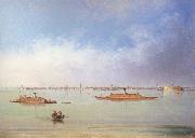 John Gadsby Chapman Charleston Bay and City France oil painting reproduction